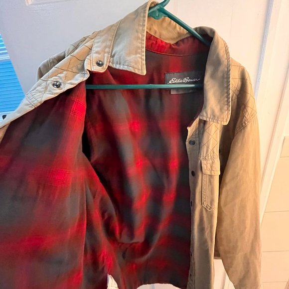 Eddie Bauer Outdoorsman Jacket (Flannel Lined) - Picture 2 of 2